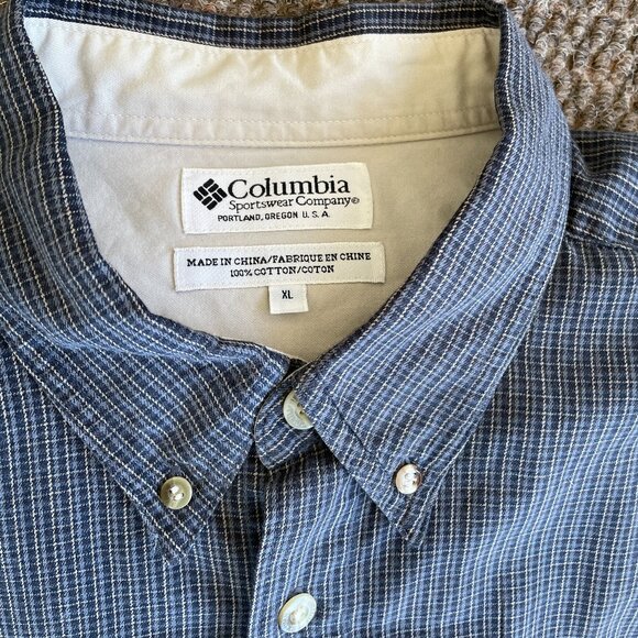 2 Men's COLUMBIA LS Button Down Shirts XL - Picture 7 of 8